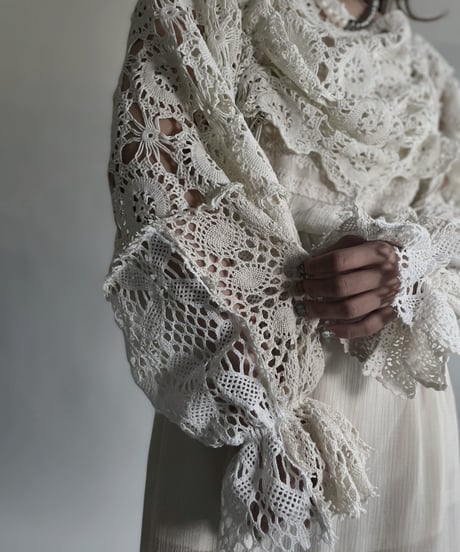【RE;CIRCLE】 RE Crochet Cord Top / 220623-022