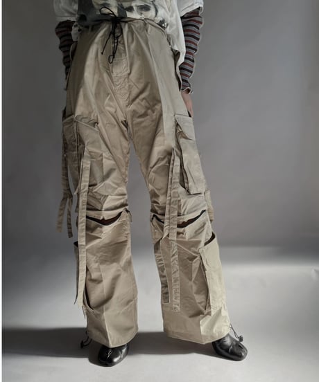 【USED】 Techno Pants (Beige) / 230119-001
