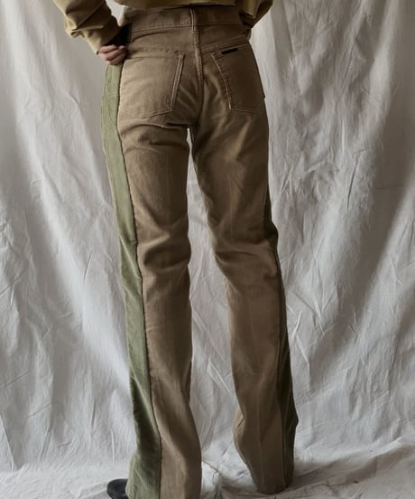 【RE;CIRCLE】 Remake Corduroy Side Line Pants⑦/210317-011