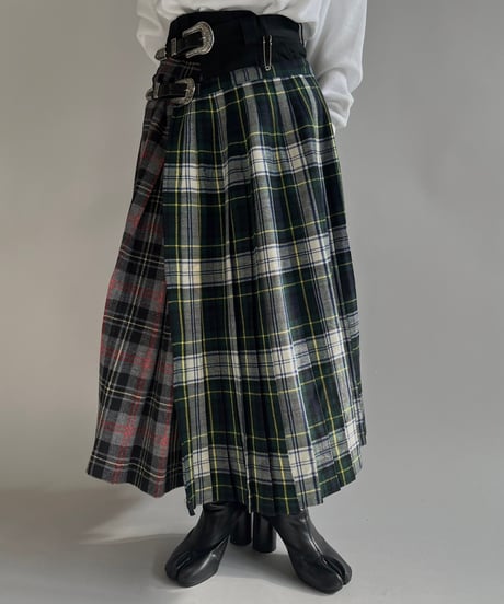 【RE;CIRCLE】 RE Kilt Long Skirt / 250102-007
