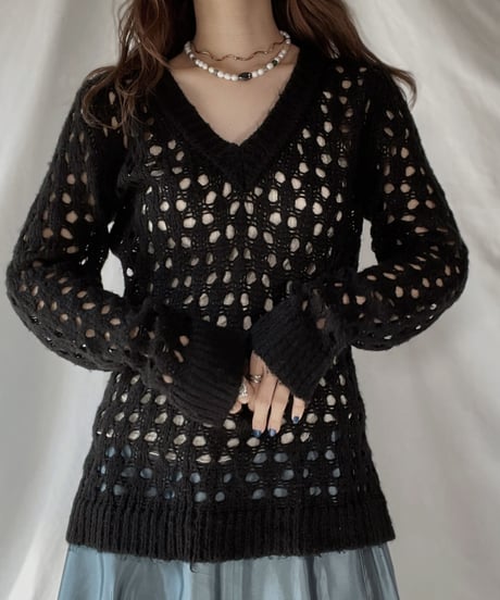 【USED】 Crochet Knit  / 220107-008