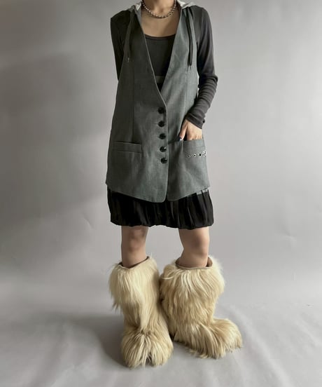【USED】 Balloon Hem One-Piece  /251014-050