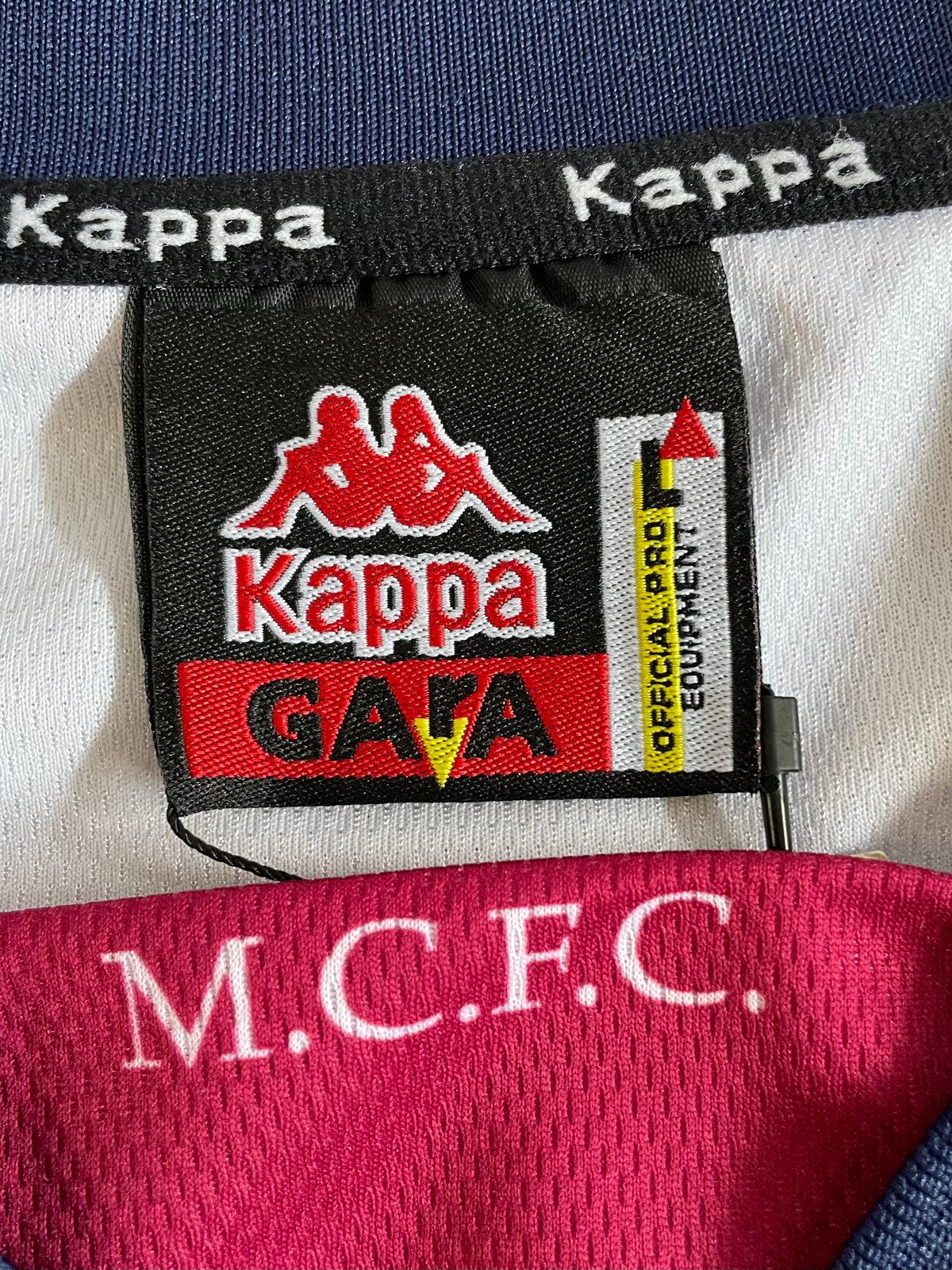 USED】Kappa MANCHESTER CITY Soccer Shirt /2408