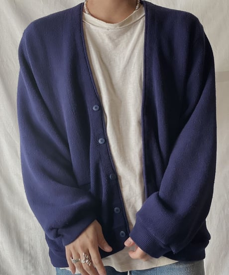 【USED】  Acrylic Knit Cardigan④/210304-006