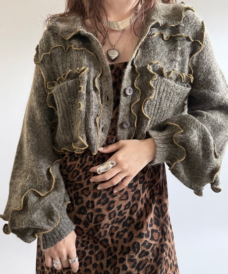 【RE;CIRCLE】 RE Mellow Knit Cardigan Top  /  241226-002