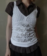 【RE;CIRCLE】 Re Embroidered Camisole Top  /  250724-023