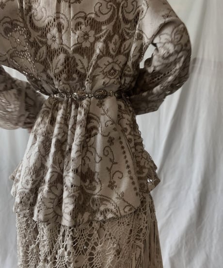 【RE;CIRCLE】 RE Lace L/S One-piece/210611-028