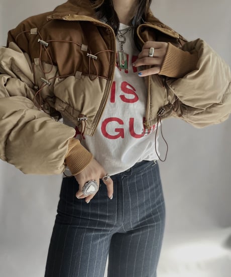 【RE;CIRCLE】 RE Draw Code Short Down Jacket / 230126-007