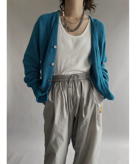 【USED】  The Fox Collection Acrylic Knit Cardigan / 221008-024