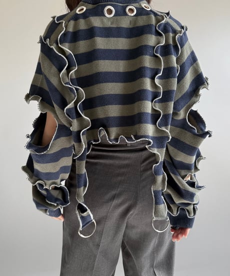 【RE;CIRCLE】 RE Mellow Knit Top + Muffler  /  241226-014