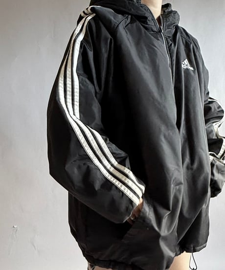 【USED】 90's adidas Reversible Nylon Jacket  /241223-013