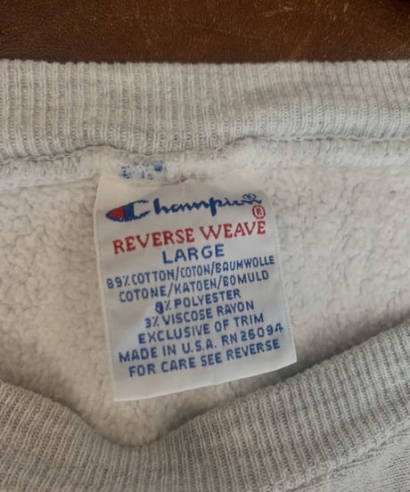 【USED】 90's Mexico Champion Reverse Weave Sweat MICHIGAN / 210127-040