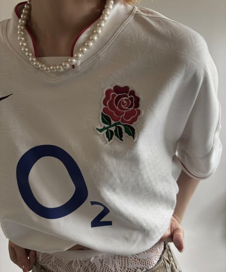 【USED】 Nike England National Rugby Soccer Shirt / 250607-017