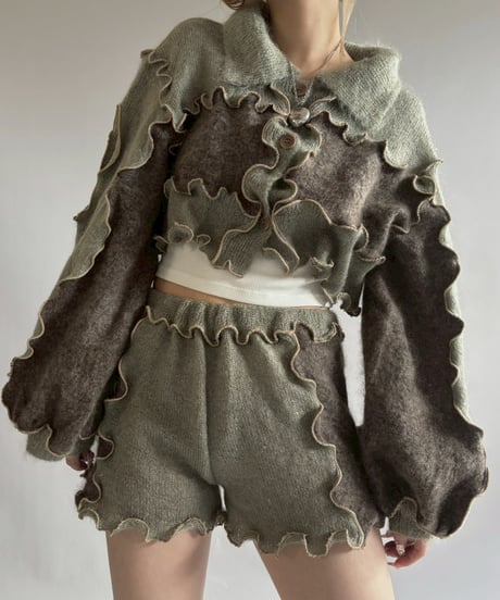 【RE;CIRCLE】 RE Mellow Mohair Knit Set up/ 251127-001