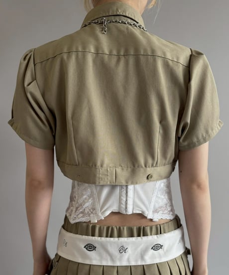 【Chinatsu Aoyama】 RE Makers Shirt Khaki / 260702-004