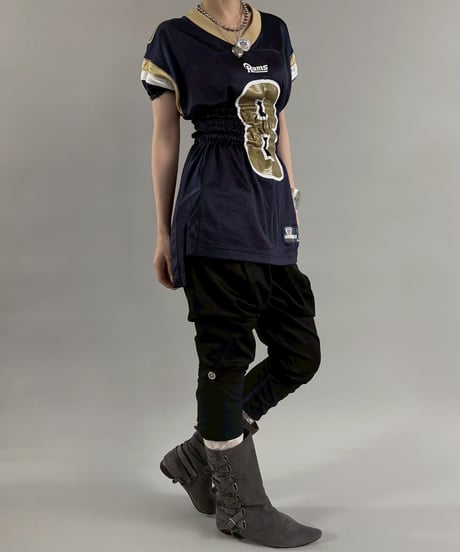 【RE;CIRCLE】 Shirring Football Shirt  /  250904-002