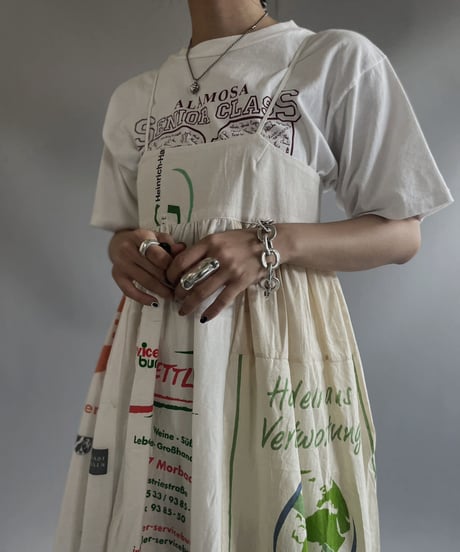 【RE;CIRCLE】RE Eco-Friendly Bag Camisole Long One-piece / 230727-018