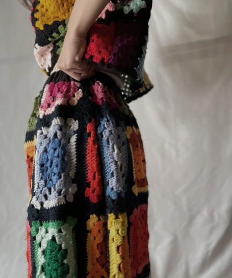 【RE;CIRCLE】 RE Granny Long Skirt④/211110-011