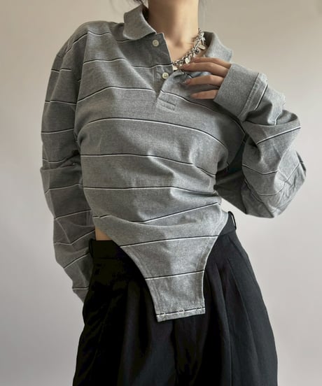 【RE;CIRCLE】 RE Leotard Rugger Shirt/ 260319-009