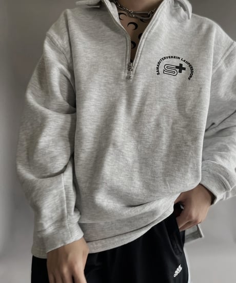 【USED】 Detto Fatto Half Zip Sweat Top / 230218-020