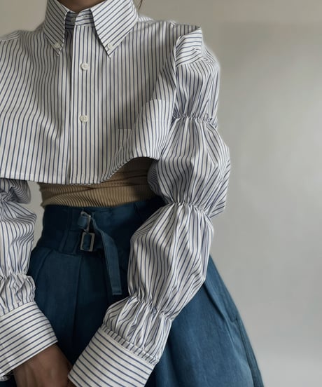 【RE;CIRCLE】 RE Puff Sleeved Shirt / 220630-003