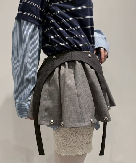 【RE;CIRCLE】 RE Suit Skirt/ 260219-023