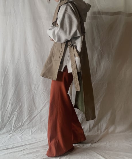 【RE;CIRCLE】 Remake Trench Vest /210203-043