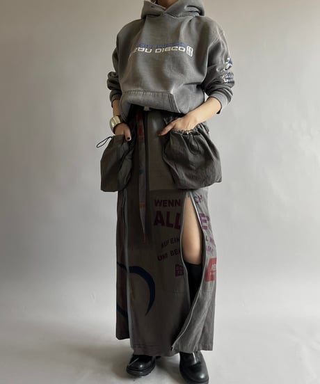 【RE;CIRCLE】RE Eco-Friendly Bag Belt Bag Skirt Glay / 240905-037