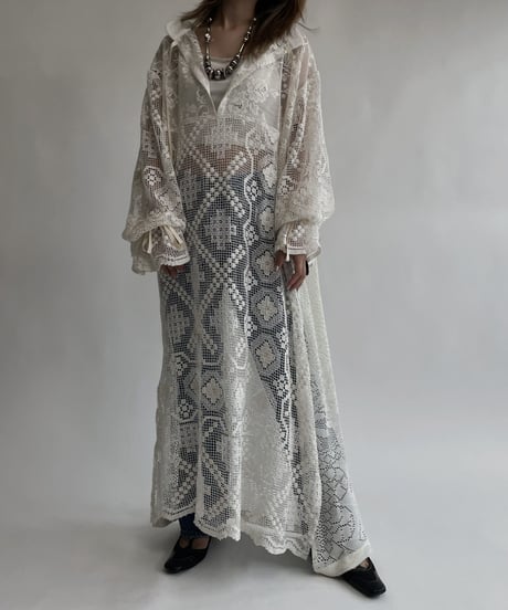 【RE;CIRCLE】 RE Crochet Lace One-piece / 220728-002