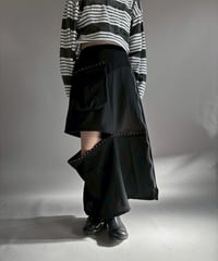 【RE;CIRCLE】 RE Suit Asymmetry Long Skirt / 260129-011