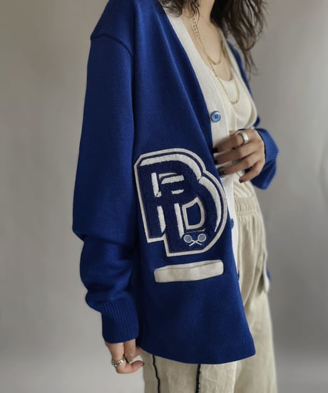 【USED】  Lettered Cardigan / 221105-012