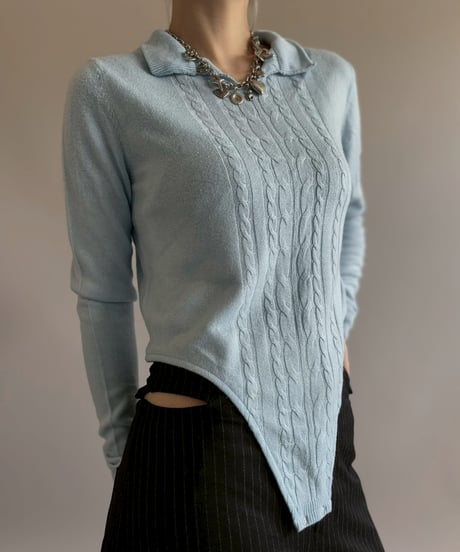 【RE;CIRCLE】 RE Rib Knit Leotard Top / 260416-001
