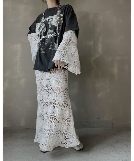 【RE;CIRCLE】 RE Crochet L/S Top⑩/20220317-019