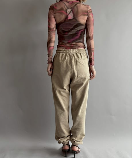 【USED】 Dead Stock Design Sheer Leotard Top  /251012-016