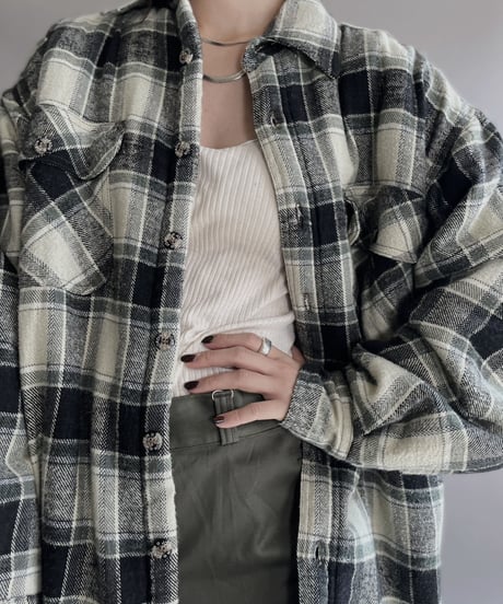 【USED】  Flannel Shirt / 221112-008