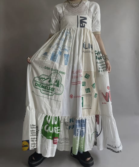 【RE;CIRCLE】RE Eco-Friendly Bag Camisole Long One-piece / 230427-016