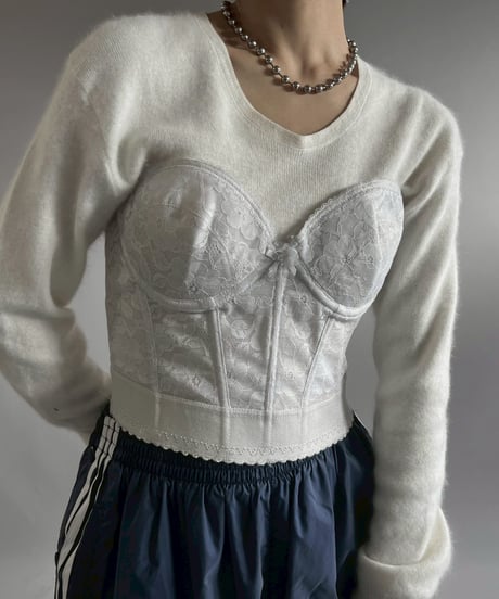 【USED】 Lace Corset Top /251122-023