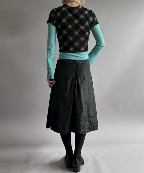 【USED】 Nylon Design Skirt /260425-008