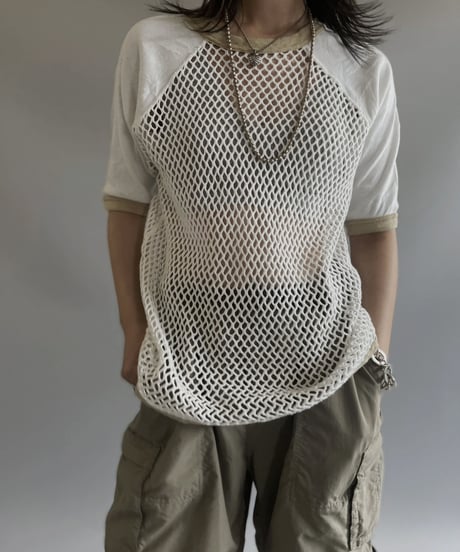 【USED】S/S Mesh T-shirt / 230708-015