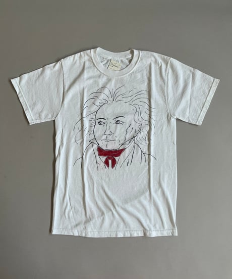 【USED】 Hand Paint Beethoven T-Shirt  /240608-005