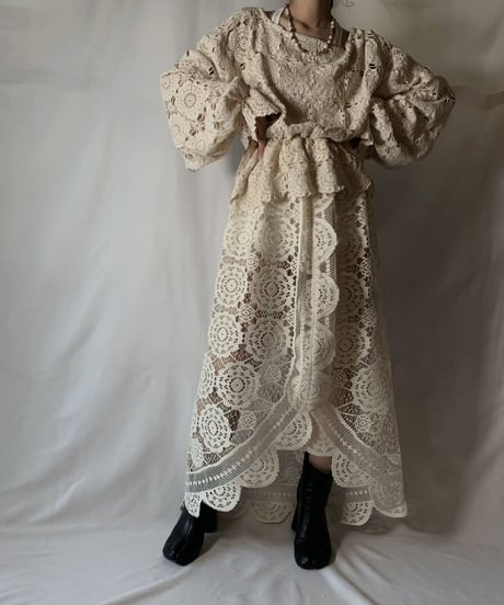 【RE;CIRCLE】 RE Lace L/S One-price④/210801-063