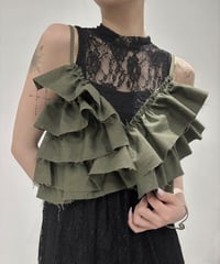【RE;CIRCLE】 RE ARMY Frill Bustier / 250703-001