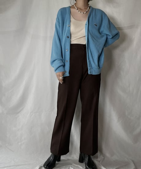 【USED】   LACOSTE Knit Cardigan③/211126-003