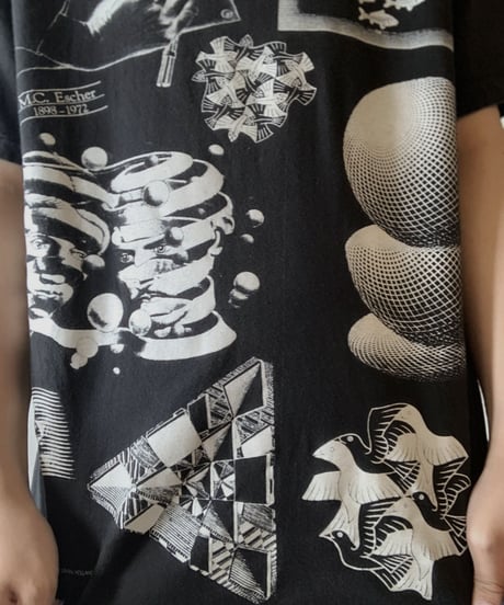 【USED】 S/S T-shirt M.C.Escher ①/210617-017
