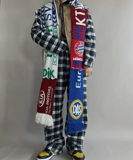 【RE;CIRCLE】 RE Soccer Long Scarf / 221224-048