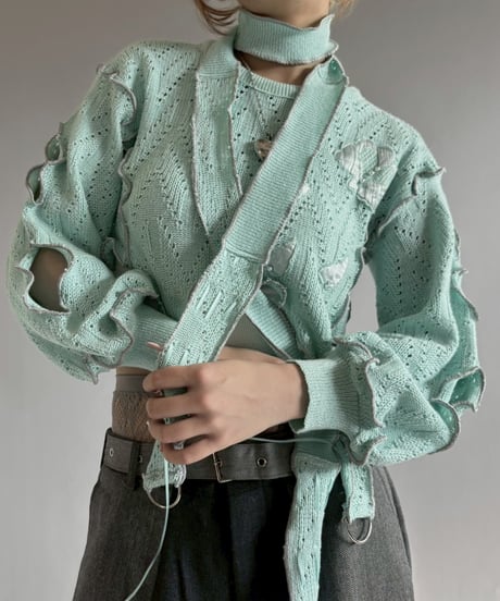 【RE;CIRCLE】 RE Mellow Knit + Tie/ 251127-009