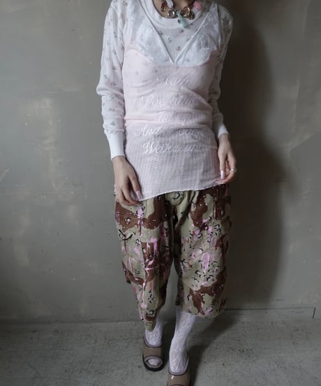 【RE;CIRCLE】 Re Embroidered Camisole Top  /  250724-009