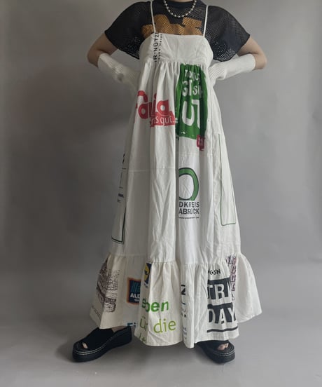 【RE;CIRCLE】RE Eco-Friendly Bag Camisole Long One-piece / 230427-028