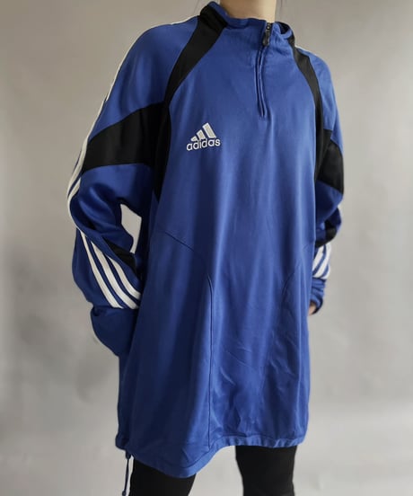 【USED】  Adidas Jersey  Half Zip Top/ 230415-017