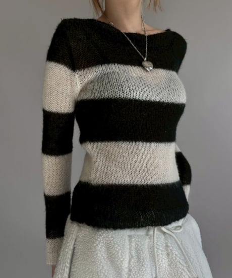 【USED】 Border Pattern Knit / 251227-009